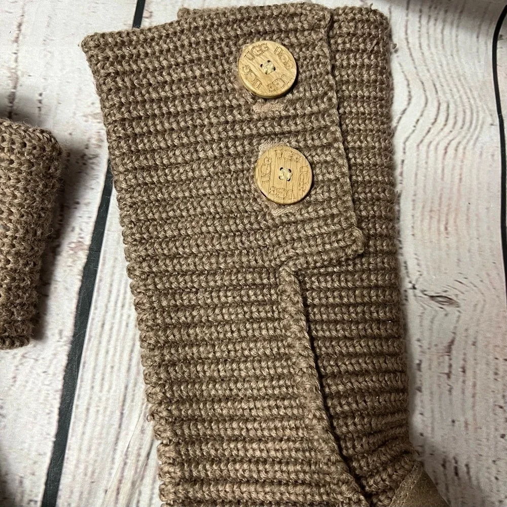 Ugg Classic Cardy Knit Sweater Boots Size 6